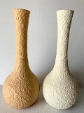 Pair of Retro Ceramic Vases. They are 14