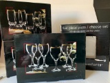 4 Piece Set Incl 3 Sets of Glasses & 5 Piece Pizza & Cheese Plate Set New in Box