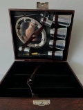 Vintage Chrome Bar Set w/Small Case. You Get What's Pictured