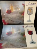 Set of 6 Wine Goblets & 6 Wine Glasses New in Box