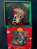 Two Piece Lot Incl Holiday Wreath & Mickey Mouse Christmas Carol Holiday Clip on Collection