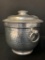 Galvanized Hammered Ice Bucket w/Lid. Made in Italy