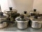 Set of 6 Farberware Pots w/Lids