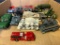 Misc Lot of Miniature Army Trucks & Cars - AS Pictured