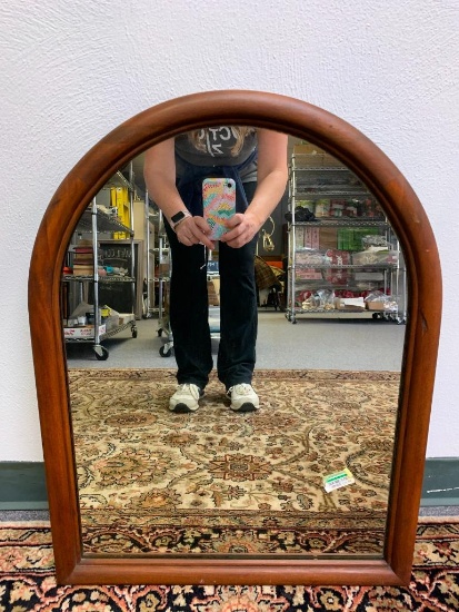 20" x 27" Wood Framed Mirror
