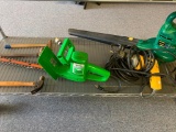 Misc Tool Lot Incl Blower, Hedge Trimmer, Hammers & More