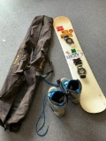 Switch Lucky 7 Snowboard w/Ladies Size 11 Boots by Vans