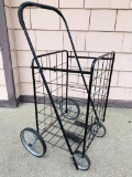 Metal Folding Cart. The Basket is 30