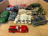 Misc Lot of Miniature Army Trucks & Cars - AS Pictured