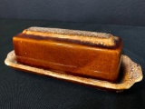 Hull Pottery Covered Butter Dish