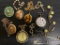Misc Lot Incl Pocket Watches, Pins, Brooches, Bracelets & Lockets