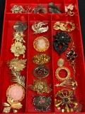 Large Group of Misc Brooches