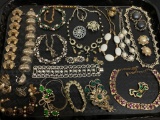 Misc Jewelry Lot Incl Earrings, Necklaces & Bracelets