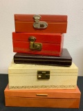 Lot of 5 Misc Jewelry Boxes