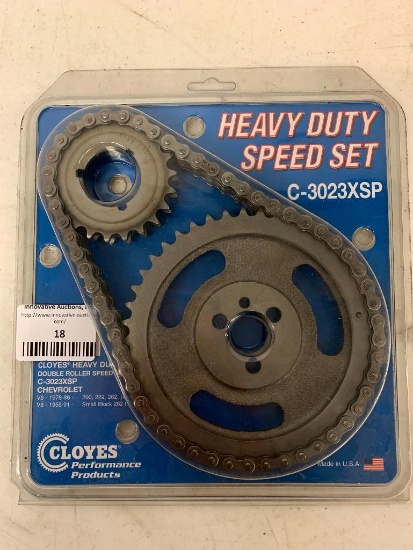 Cloyes Performance Products Heavy Duty Double Roller Speed Set in Package