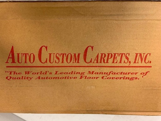 Auto Custom Carpet Inc for 68 Chev El Camino Auto 01 Black New in Box