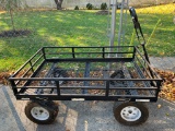 HD Metal Garden Cart. 3 Wheel are Flat. This is 21