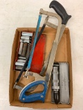 Misc Lot of Tools Incl Hand Saws & Socket Set