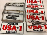 Vintage Chevrolet License Plate Holders