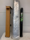 Vinyl Material, 3' x 6' Recycled Replacement Carpet & New Package of Auto Insulation - As Pictured