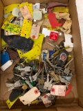 Large Misc Lot of Car Keys & Key Chains - As Pictured