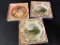 Set of 3 Wedgewood Queens Ware Collector Christmas Plates 1979-1980. They are 8