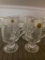 Set of 8 Princess House Crystal Etched Coffee Mugs. They are 6