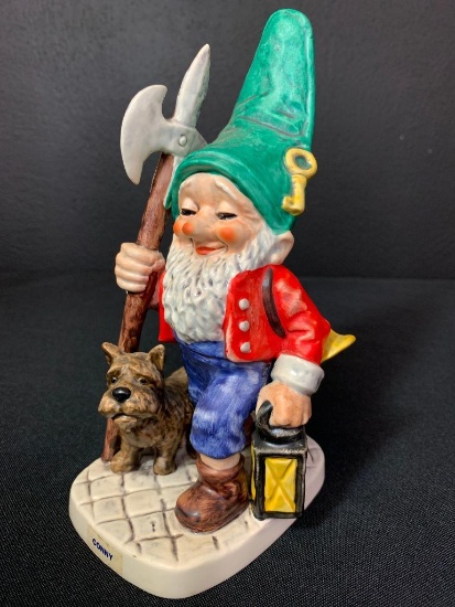 Vintage German Hummel Co-Boy Gnomes "Conny The Night Watchman". This is 8" Tall