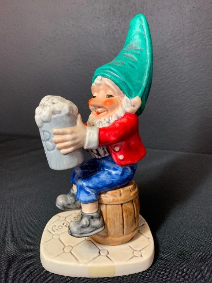 Vintage German Hummel Co-Boy Gnomes "Sepp The Beer Buddy". This is 8" Tall