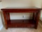 Three Drawer Sofa Table w/Glass Top by Broyhill. This is 31