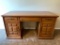 Wood Desk w/File Drawers. Has Chips & Scratches from Use. This is 30