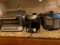 3 Piece Kitchen Lot Incl Cuisinart Toaster Oven, Crock Pot & Waffle Maker - As Pictured