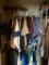 Closet of Men's Clothing, Shoes, Gloves & More. Size 38 Shorts, 40x30 Pants, XL Shirts, Size 9 Shoes