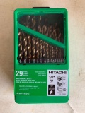 29 Piece Hitachi High Speed Drill Bits