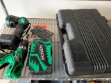 Cordless Hitachi Drill Set w/Case - As Pictured