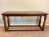 Sofa Table w/Glass Top. This is 26