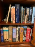2 Shelf Lot of Books. Incl United States History, The Oxford History of Islam, A Tiger Among Us, Etc