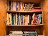3 Shelf Kitchen Cabinet of Cookbooks. See Photos for Titles