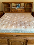 King Size Serta Posturpedic Candleglow Cushion Firm Mattress & Bedframe w/Storage Underneath