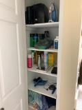 Bathroom Closet Lot of Misc Items - As Pictured