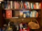 Three Shelf Lot Incl Books, Photo Paper, Mug & More - As Pictured