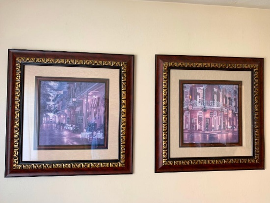 30" x 30" Framed "New Orleans" Style Prints