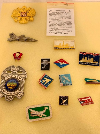 Misc Collector Lapel Pins