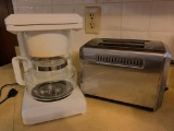 Toaster and Coffee Maker as Pictured