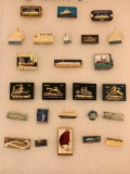 Collector Lapel Pins of Russia Ships