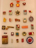 Collector Lapel Pins of Political