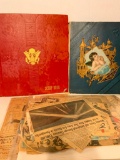 Scrap Books of Mosly American War Items and More as Pictured