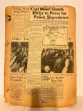 Group of Newspaper Clipping in Book from 1939