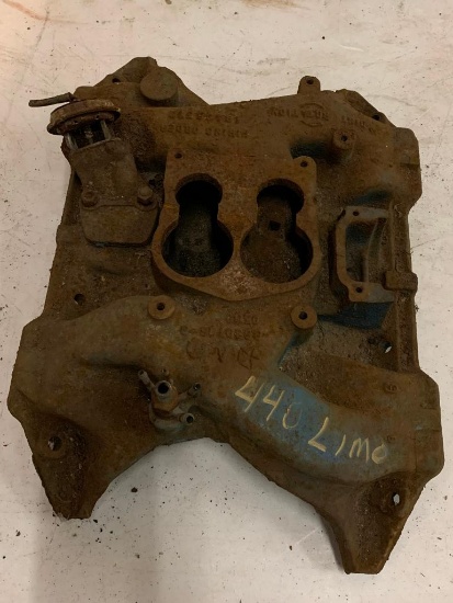 Vintage Chrysler Intake Manifold Marked by Owner as a 440...You be the Judge - As Pictured