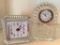 Pair of Crystal Desk Clocks. One is Waterford and is 5